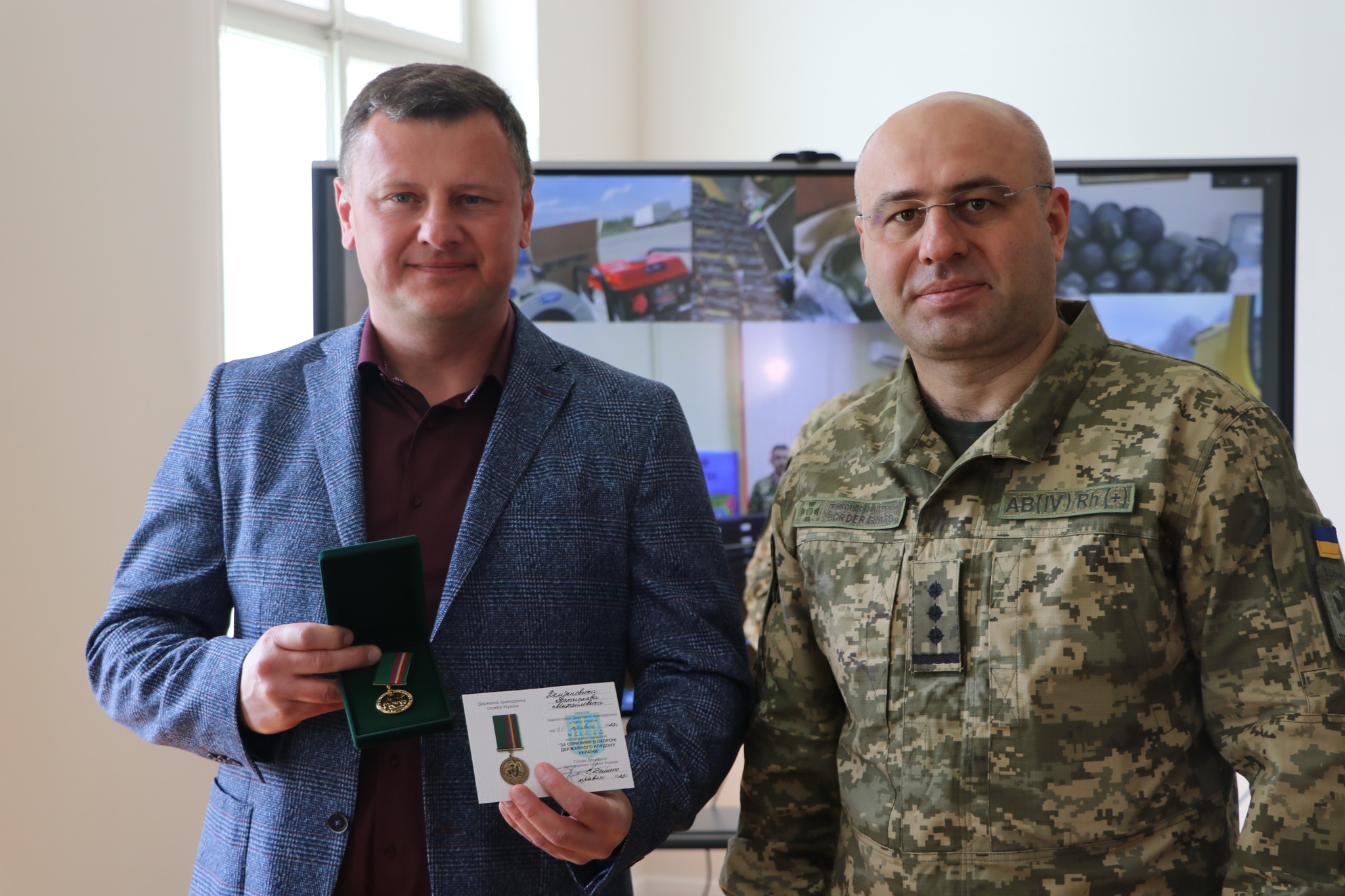 Ростислав Дем’янович отримав нагороду "За сприяння в охороні державного кордону" 